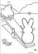 Marshmallow Peeps coloring pages