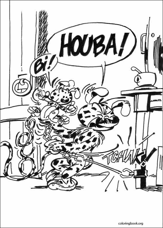 Marsupilami coloring page (005)