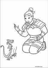 Mulan coloring page (002)