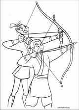 Mulan coloring page (009)