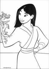 Mulan coloring page (069)