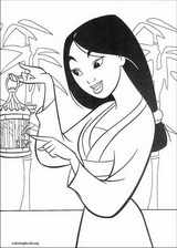 Mulan coloring page (071)