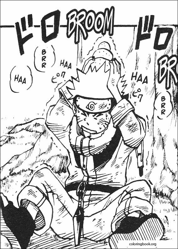 Naruto coloring page (004)