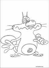 Oggy And The Cockroaches coloring page (001)