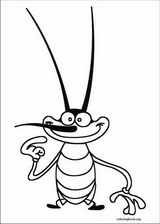 Oggy And The Cockroaches coloring page (002)