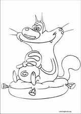 Oggy And The Cockroaches coloring page (005)