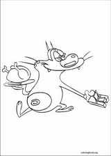 Oggy And The Cockroaches coloring page (006)