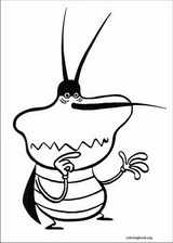 Oggy And The Cockroaches coloring page (015)