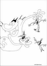 Oggy And The Cockroaches coloring page (021)