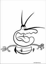 Oggy And The Cockroaches coloring page (025)