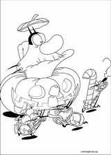 Oggy And The Cockroaches coloring page (035)