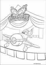 Planes coloring page (003)