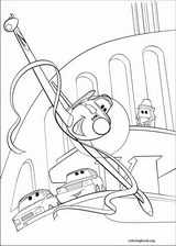 Planes coloring page (004)