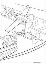 Planes coloring page (005)