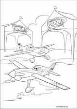 Planes coloring page (006)