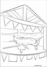 Planes coloring page (009)