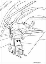 Planes coloring page (020)