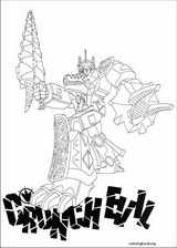 Power Rangers coloring page (034)