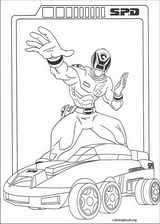 Power Rangers coloring page (050)