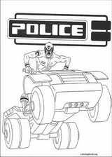 Power Rangers coloring page (057)