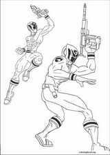 Power Rangers coloring page (058)