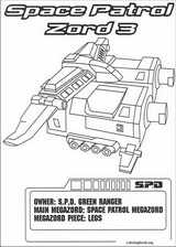 Power Rangers coloring page (070)