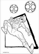 Power Rangers coloring page (082)