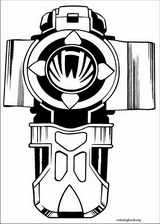 Power Rangers coloring page (092)