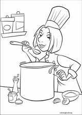 Ratatouille coloring page (017)