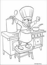 Ratatouille coloring page (019)