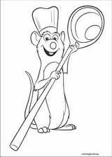 Ratatouille coloring page (020)