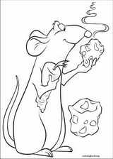 Ratatouille coloring page (021)