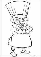 Ratatouille coloring page (023)