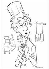 Ratatouille coloring page (024)