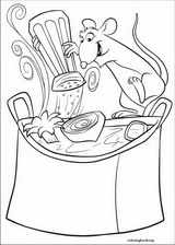 Ratatouille coloring page (037)