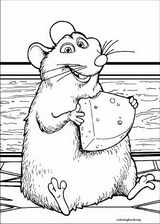 Ratatouille coloring page (048)