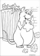 Ratatouille coloring page (049)