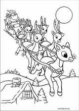 Rudolph The Red-Nosed Reindeer coloring page (014)