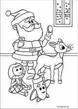 Rudolph The Red-Nosed Reindeer coloring page (016)