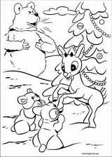 Rudolph The Red-Nosed Reindeer coloring page (045)