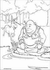 Shrek coloring page (048)