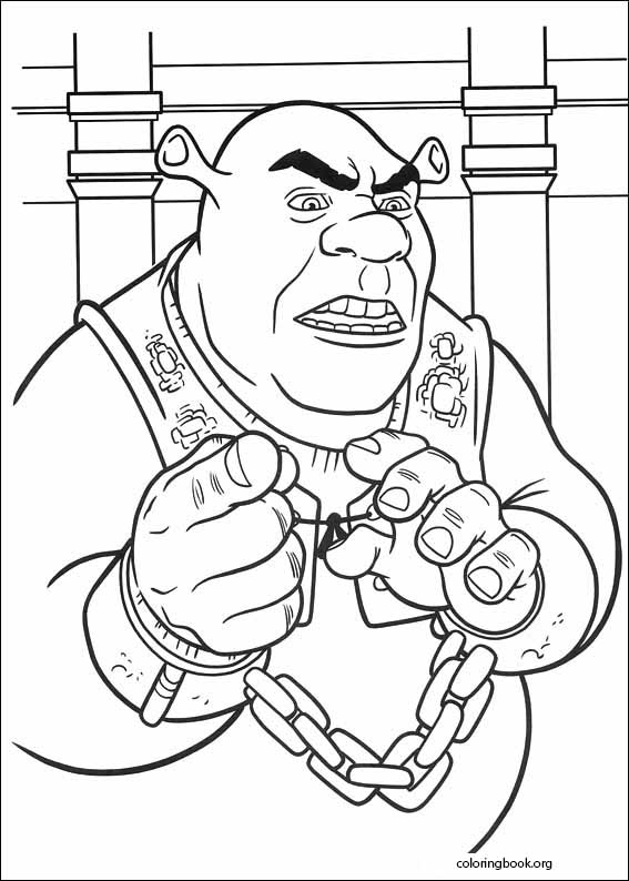 Shrek Forever After Coloring Page 012 Coloringbook Org