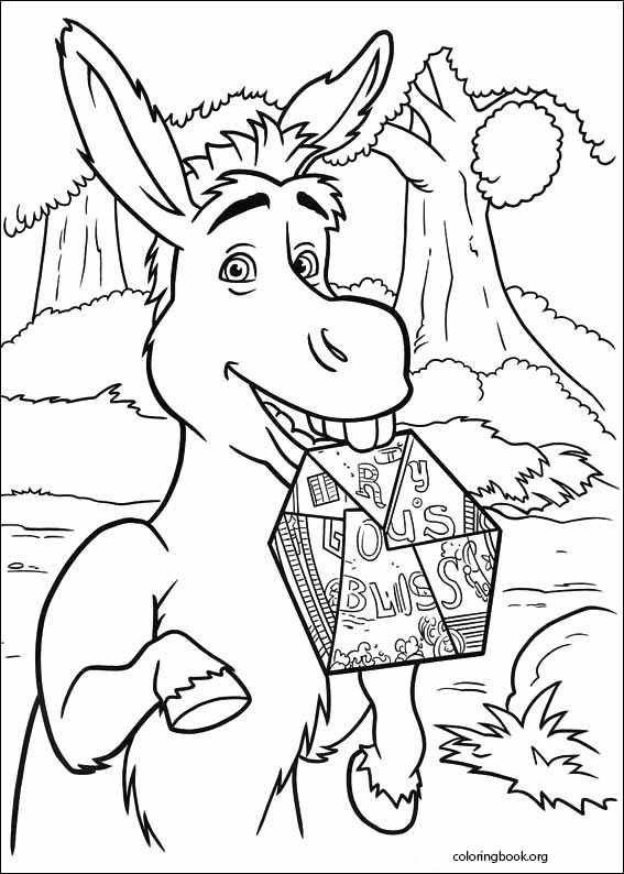 Shrek Forever After Coloring Page 013 Coloringbook Org