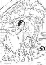 Snow White coloring page (014)