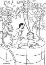 Snow White coloring page (015)