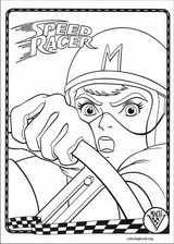 Speed Racer coloring page (023)