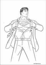 Superman coloring page (037)