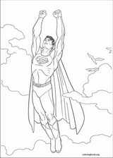 Superman coloring page (040)