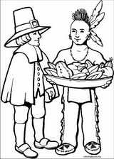 Thanksgiving coloring page (001)