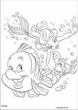 The Little Mermaid coloring page (038)